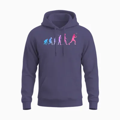 Je Peux Pas J'ai Badminton Player Humour Gift Funny Sport T-Shirt, Black, S Unisex Hoodie - Heather Sport Dark Navy