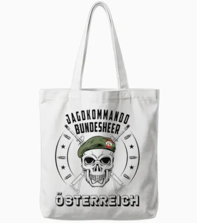österreichische Spezialkraft Jagdkommando österreich Militär Tote Bags - White