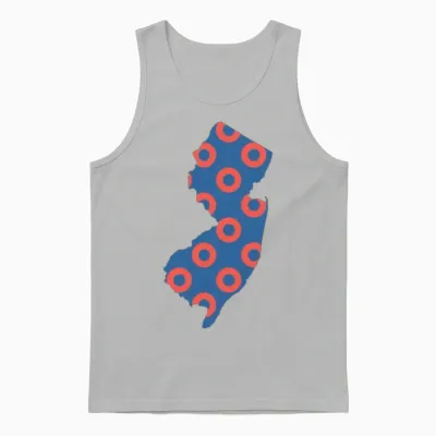 Phish Fishman Donut New Jersey Phanart Unisex Tank Top - Ash