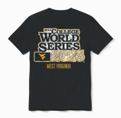2026 College World Series - West Virginia Baseball Unisex T-Shirt - Black