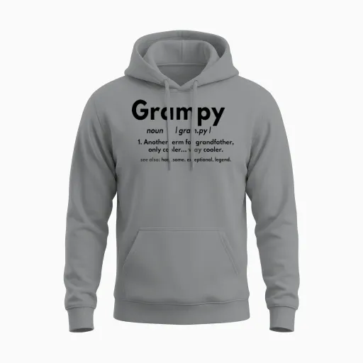 Grampy Funny Definition Unisex Hoodie - Sport Grey