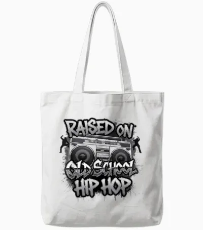 Hiphop Geschenk Für Jungs Mädchen Freestyle Graffiti Music Tote Bags - White