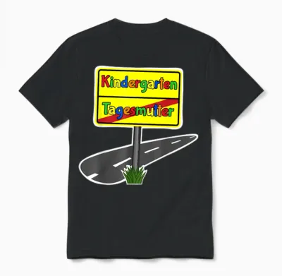 Abschiedsgeschenke Für Tageskinder Tagesmutter Kindergarten Unisex T-Shirt - Black