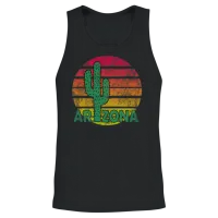 Arizona Unisex Tank Top - Black – 2