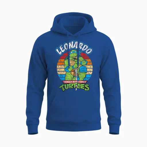 Mademark X Teenage Mutant Ninja Turtles - Teenage Mutant Ninja Turtles Leonardo Ready for Action Unisex Hoodie in Royal