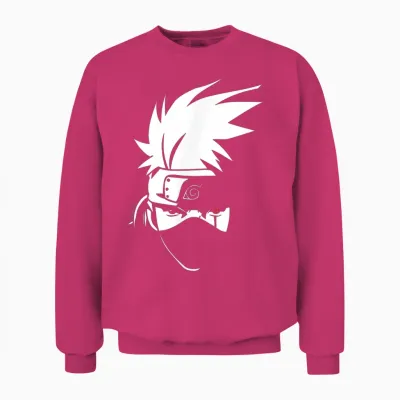 Naruto Shippuden Kakashi Run T-Shirt, Black, S Unisex Sweatshirt - Heliconia