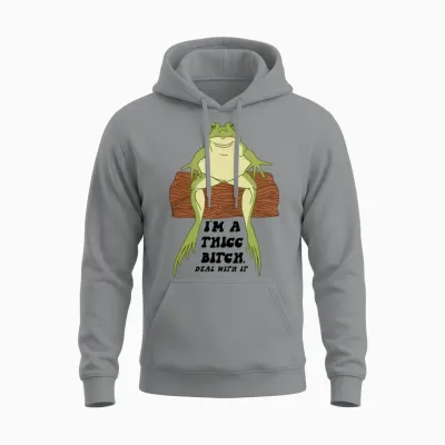 I'm a Think Bitch Unisex Hoodie - Sport Grey