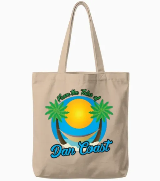 Tales of Dan Coast Tote Bags in Natural