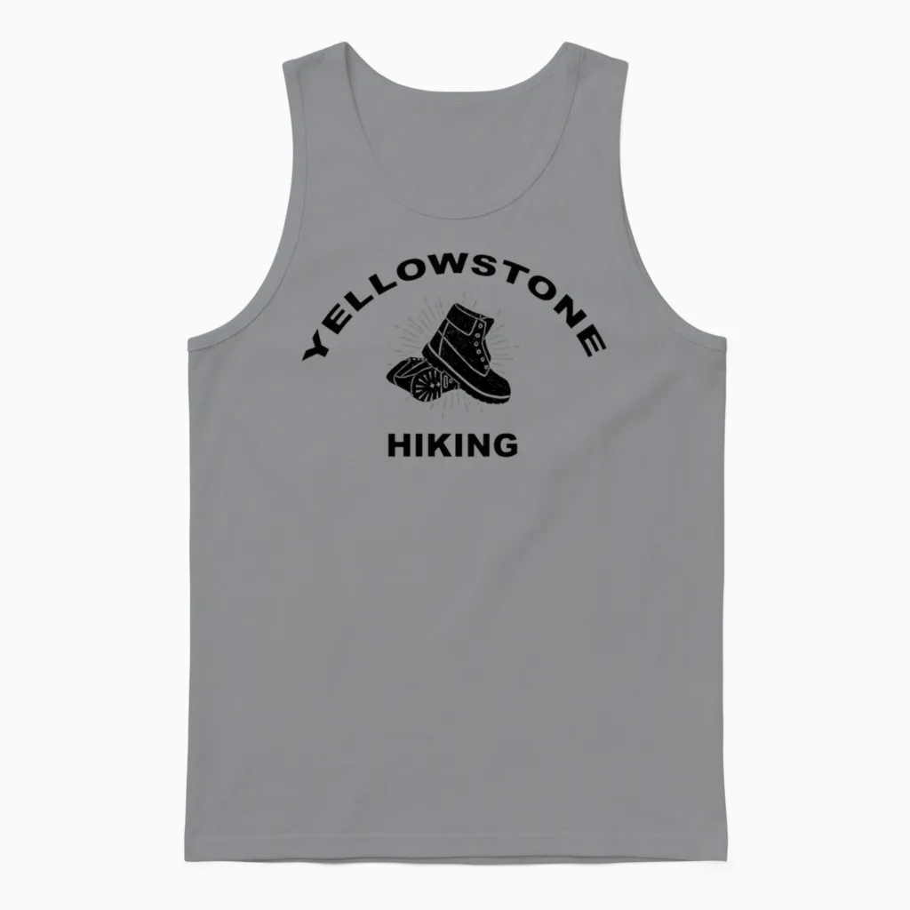 Yellowstone Hiking & Outdoors Unisex Tank Top in Sport Grey