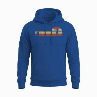 Retro Archery Unisex Hoodie - Royal