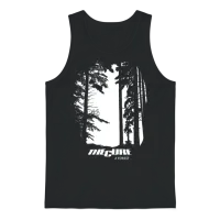 The Cure a Forest Unisex Tank Top - Black – 1