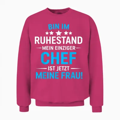 Pensionär Rente Bin Im Ruhestand 2026 Pensioner Man Unisex Sweatshirt - Heliconia