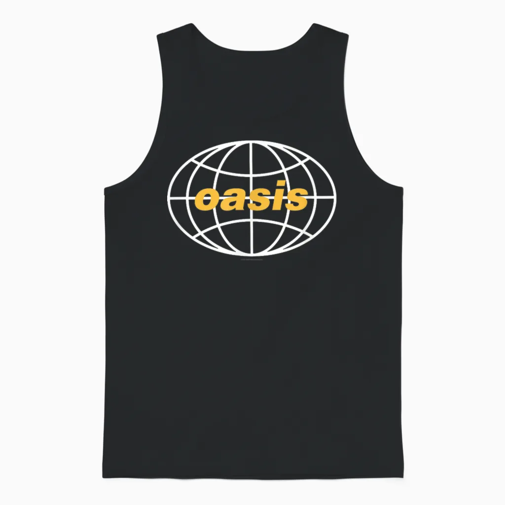 Oasis β Amazon Exclusive All Around the World 1997 Black Unisex Tank Top in Black