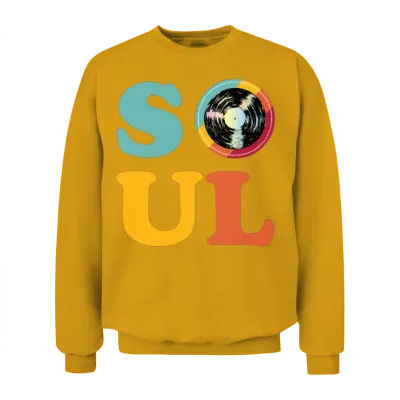 Soul Retro Unisex Sweatshirt - Gold