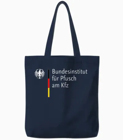 Bundesinstitut Für Pfusch Am Kfz Tote Bags - Navy