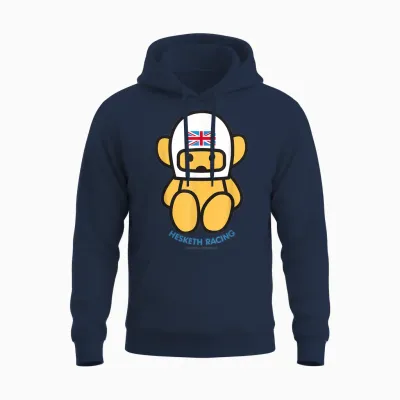 Uk World Champion Team Maskottchen Auto 70er Jahre Classic Unisex Hoodie - Navy