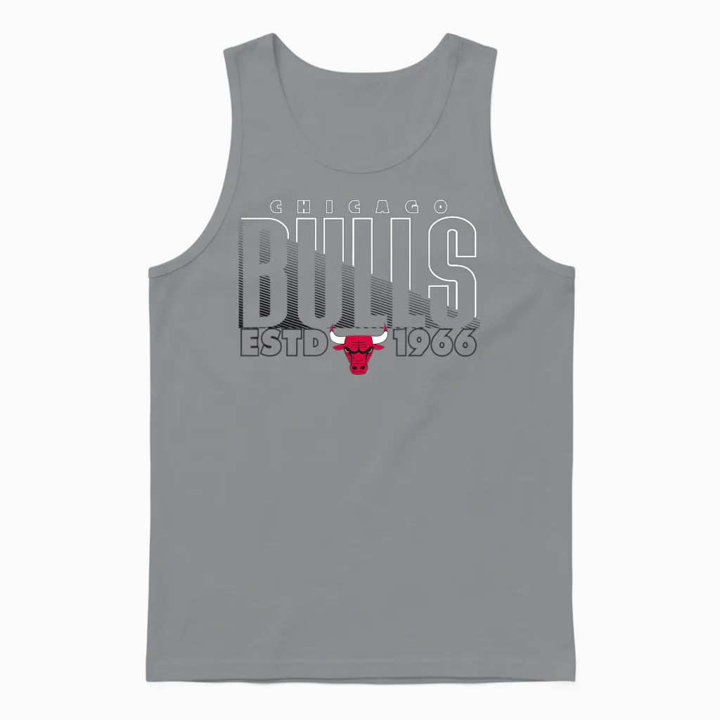Offizieller Nba Chicago Bulls Rasierer Unisex Tank Top in Sport Grey