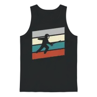 Fencing Retro Unisex Tank Top - Black – 1