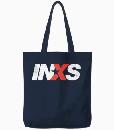 Inxs – Ew Logo Black Tote Bags - Navy