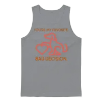 Funny Dog Comic Quotes on Love & Hipster Unisex Tank Top - Sport Grey – 1