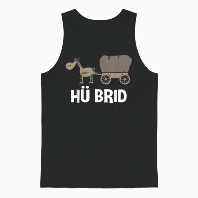Hü Brid - Lustiges Hybrid Auto/pferd Unisex Tank Top - Black