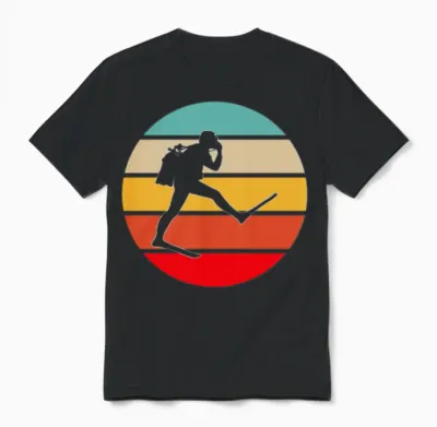 Dive Retro Unisex T-Shirt - Black