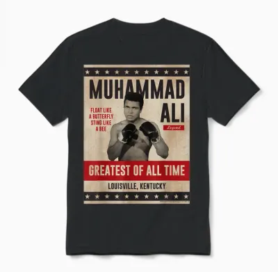 Muhammad Ali - Ali Unisex T-Shirt - Black
