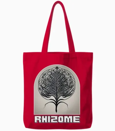 Nature Bounty Tote Bags - Red