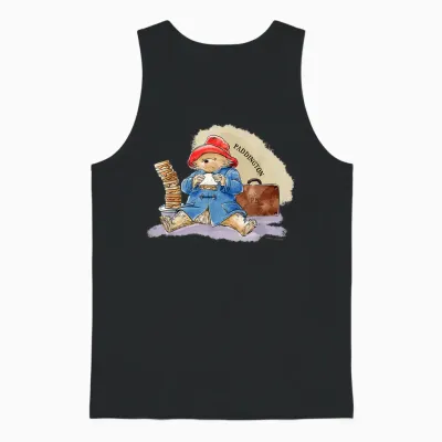 Paddington Bear Marmalade Sandwich Pile Pb Bag Unisex Tank Top - Black