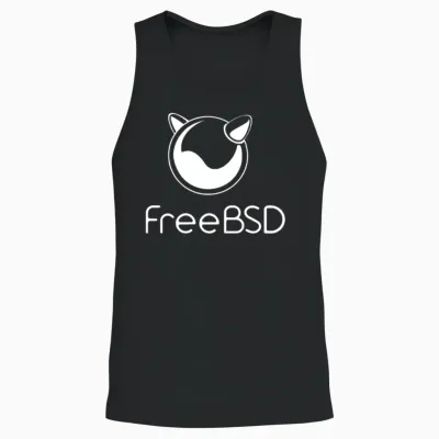 Freebsd Unisex Tank Top - Black
