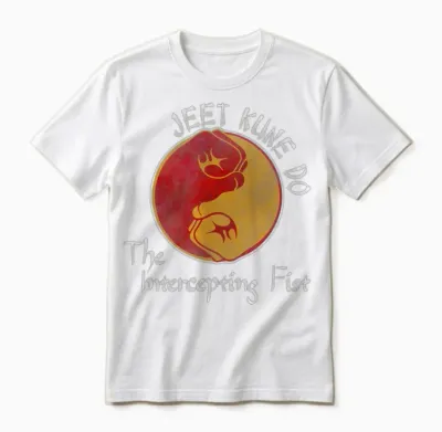 Jeet Kune Do Mma Intercepting Fist Chinese Unisex T-Shirt - White