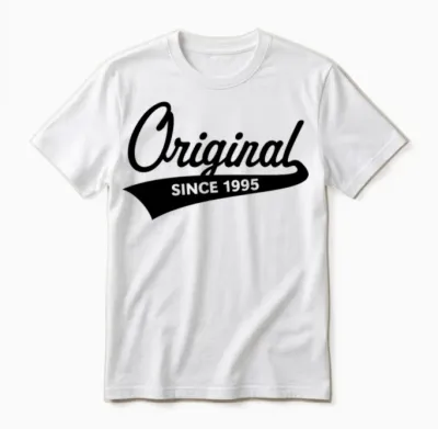 Original Since 1995 (year of Birth, Birthday / B) Unisex T-Shirt - White