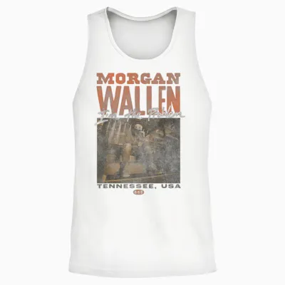 Official Morgan Wallen Tennessee Unisex Tank Top - White