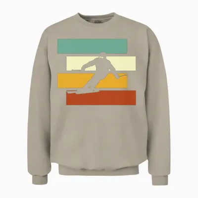 Ski Retro Unisex Sweatshirt - Sand
