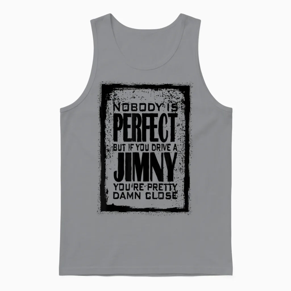 Jb74 Jb43 4x4 Offroad Witzig Niemand Ist Perfekt Jimny Unisex Tank Top in Sport Grey