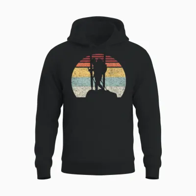 Hiking Hiking Unisex Hoodie - Black