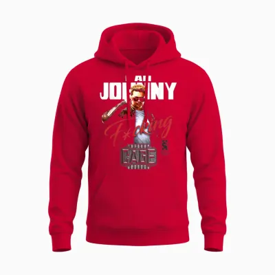 Mortal Kombat 2 I Am Johnny Cage Unisex Hoodie - Red