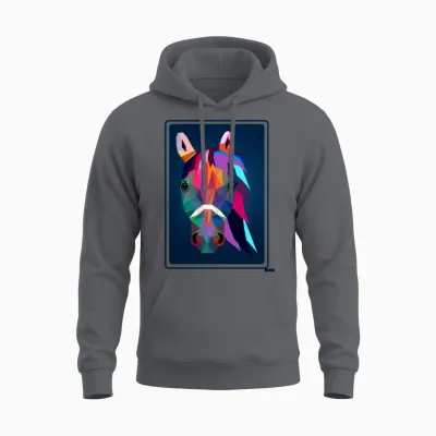 Horse Unisex Hoodie - Charcoal