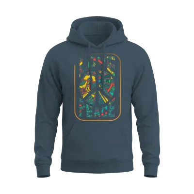 Love and Peace Freedom Unisex Hoodie - Dark Heather