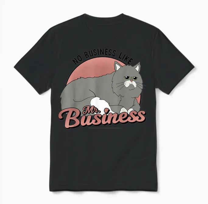 Bob's Burgers No Business Like Mr. Business Unisex T-Shirt in Black