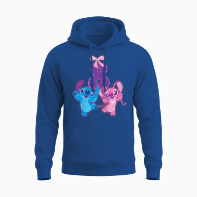 Kids Lilo and Stitch 8 Birthday T-Shirt, Black, S Unisex Hoodie - Royal