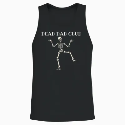 Dead Dad Club Unisex Tank Top - Black