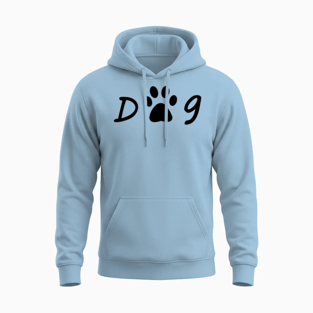 Dog - Lovers Unisex Hoodie in Light Blue