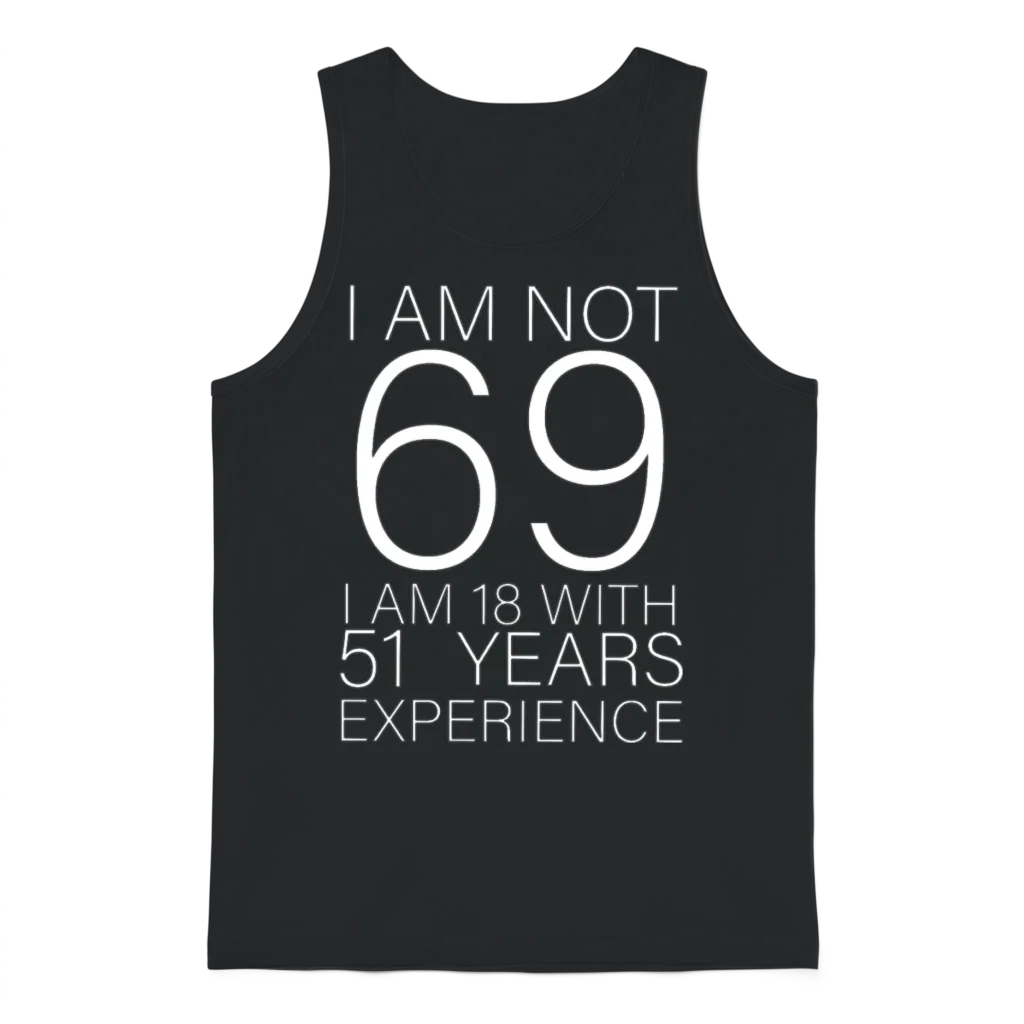 69 Funny Birthday Gift Unisex Tank Top - Black