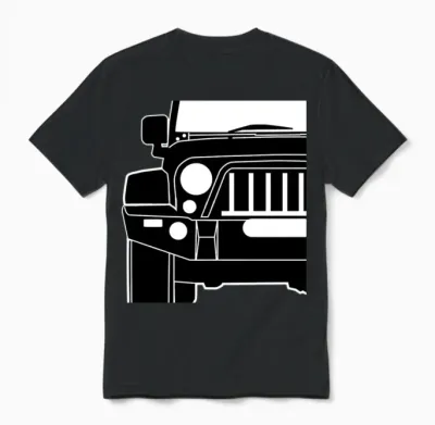 Jeep Wrang Unisex T-Shirt - Black