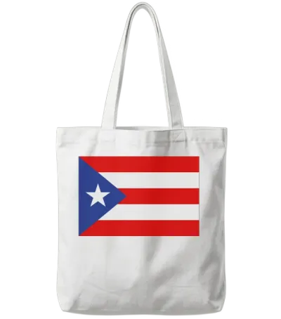 Puerto Rico Tote Bags - White