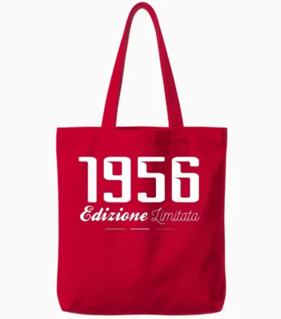 1956 Limitierte Auflage 68 Jahre Geburtstag Tote Bags - Red