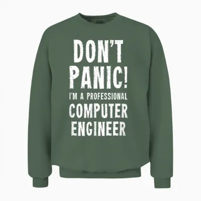Computer Engineer Unisex Sweatshirt - Military Green