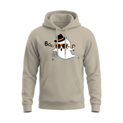 Funny Boo Unisex Hoodie - Sand