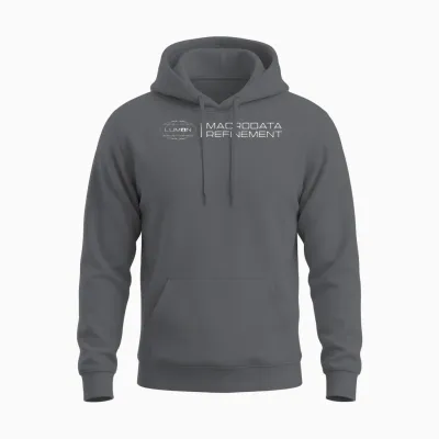 Lumon Macrodata Refinement Severed Office Floor In Unisex Hoodie - Charcoal